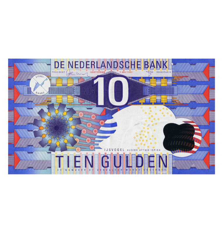 Países Bajos 10 Gulden 1997 Pick 99